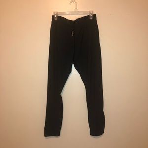 Zyia active everywhere zipper joggers in black